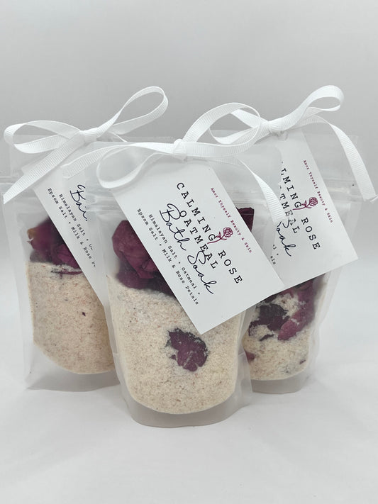 Calming Rose Oatmeal Bath Soak